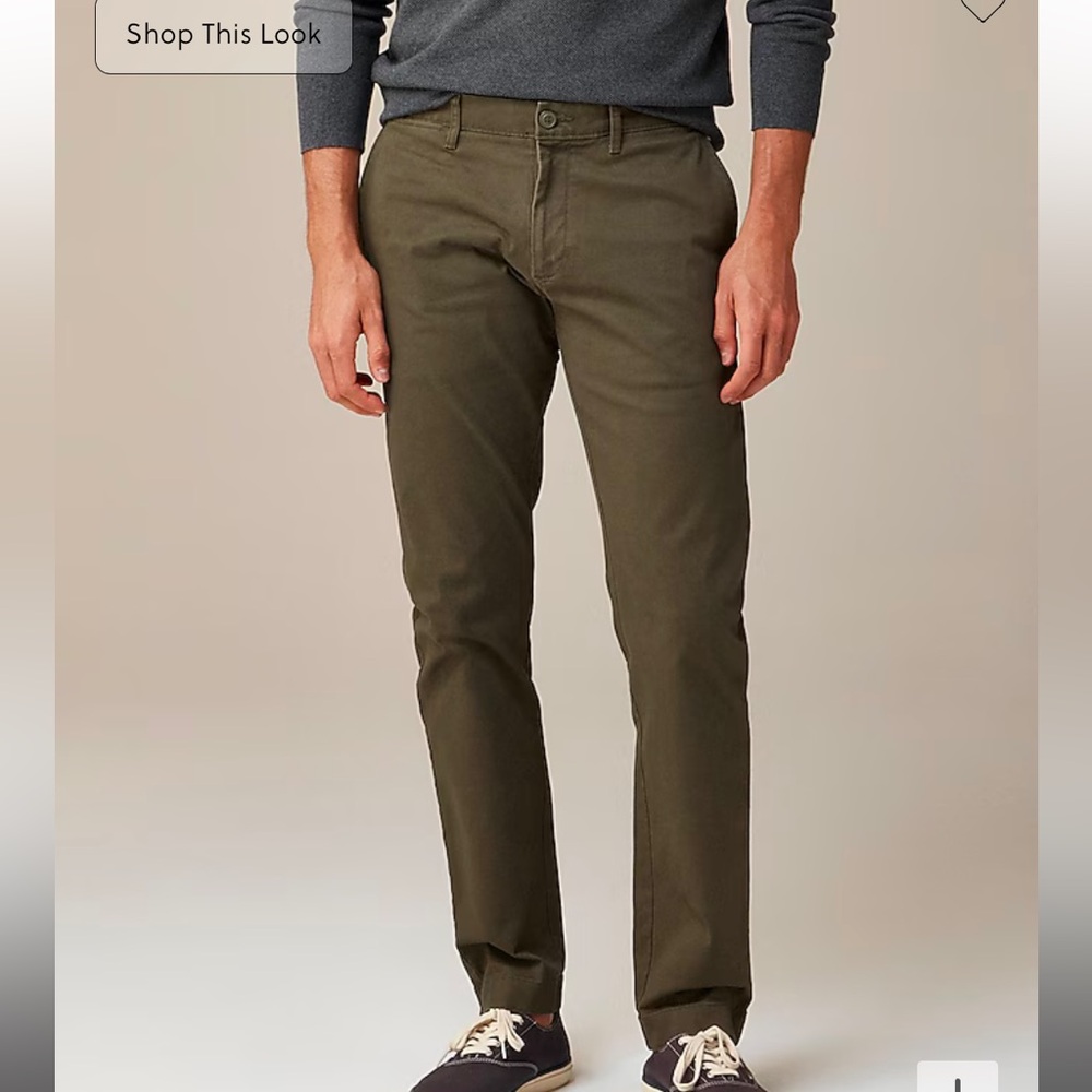 J. Crew Green Chino - 34x34